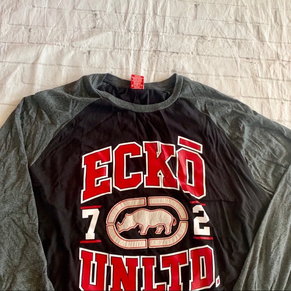 Ecko Black And Gray Men’s Long Sleeve Shirt - Picture 5 of 8